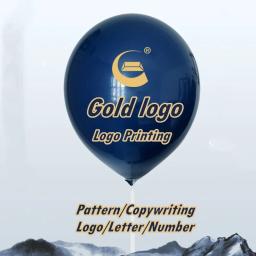 Noite Estrelada Impressão De Balão, Tinta Azul Código QR, Logotipo Personalizado, Decoração De Festa De Aniversário, Adulto - Image 2