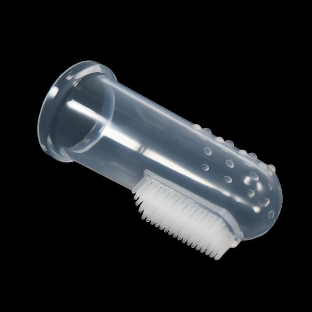 Escova de Dentes Super Macia para Pets - Ferramenta de Limpeza de Tártaro para Cães e Gatos com Dedo de Pelúcia