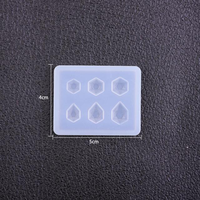 Molde de Silicone Redondo e Retangular para Artesanato: Crie Relógios, Letras e Decorações com Resina UV