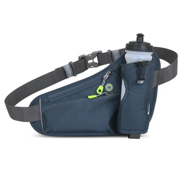 Bolsa de Cinto de Hidratação Esportiva Unissex com Suporte para Garrafa - Ideal para Corrida, Ciclismo e Caminhadas