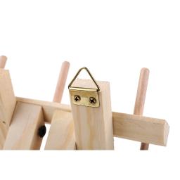 Outras caixas de armazenamento de carretel de linha de costura, armação dobrável de madeira, suporte organizador de fios, suporte para bordado de casa, tricô, de múltiplos tamanhos firme - Image 5