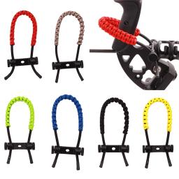 Ajustável trançado Bow Sling Strap para Composto Recurve Bow Shooting, Wrist Sling, Protector Cord Rope, Tiro com arco, 1Pc - Image 1