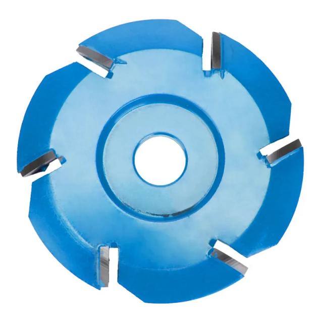 Escultura em Madeira: Disco Fresa de 6 Dentes para Moedor de Ângulo com Abertura de 16mm e Diâmetro de 90mm
