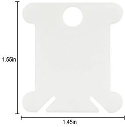 FLRHSJX-Titular Organizador De Linha De Costura, Bobinas De Fio De Plástico, Cartão Bordado Fio, DIY Craft Ferramentas Ponto Cruz, 30 PCs, 120PCs - Image 4