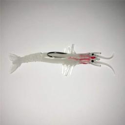 Simulação de camarão 12.5g, isca de pesca macia e luminosa, isca de truta artificial com cheiro de peixe e gancho único - Image 4
