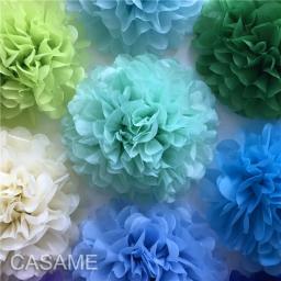 Pompons De Papel Decorativos De Casamento, Pom Poms, Bolas, Festa, Decoração Para Casa, Tecido, Aniversário, 10cm, 15cm, 20cm, 25cm, 4 in, 6 in, 8 in, 10 em - Image 3