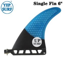 Quilha para prancha de surf, quilhas de 6 polegadas cor azul para prancha de surf, logotipo de fibra de vidro - Image 1