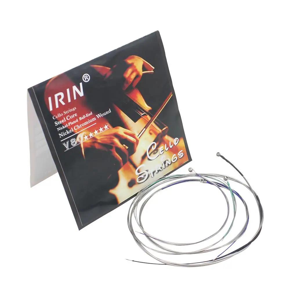 Conjunto de cordas violoncelo profissional com 4 peças, cordas de aço com fio v80 para instrumento de cordas - Image 1