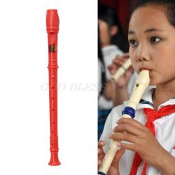 Gravador de instrumentos musicais de plástico multicolor soprano flauta longa 8 buracos dropshipping - Image 1