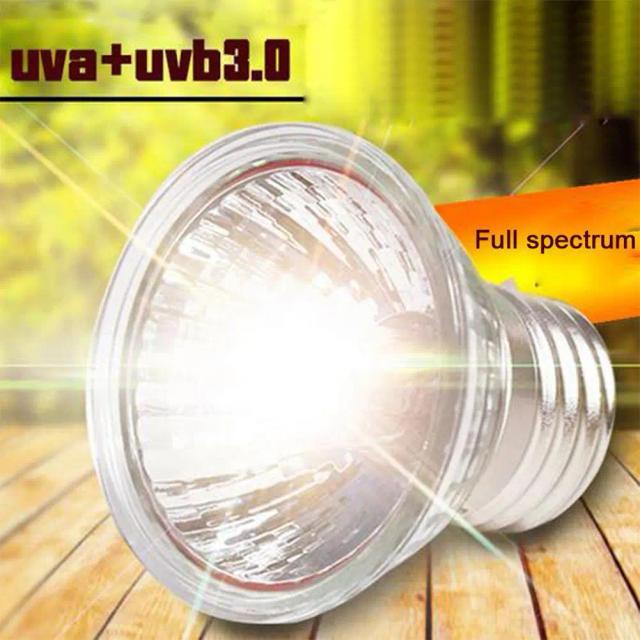 Lâmpada UVB 3.0 para Répteis e Anfíbios 220V/110V com Controle de Temperatura para Tartarugas e Lagartos