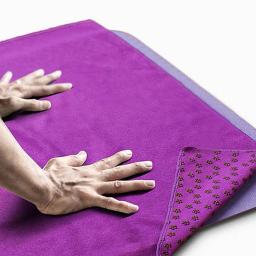 Não deslizamento tapete de yoga toalha cobertor esportes viagem fitness pilates exercício cobertura ambiental ginástica esteiras - Image 4