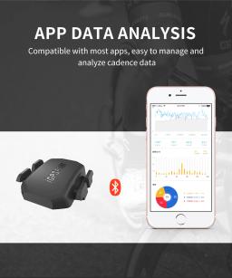 IGPSPORT-Bicicleta Monitor de Freqüência Cardíaca, Computador Bicicleta, Velocidade Cadência Sensor, Ciclismo ANT, Bluetooth 5.0, Velocímetro Acessórios - Image 4