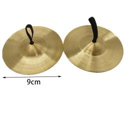 Dança Dedo Pratos de Percussão, Metal Adereços Dançando, Diâmetro 5cm 9cm 15cm, 2Pcs - Image 5