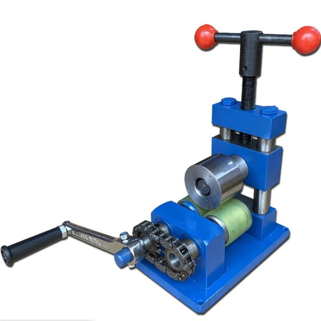 Máquina Multifuncional de Manivela para Pulseiras com Rolos para Dobragem e Fabricação 