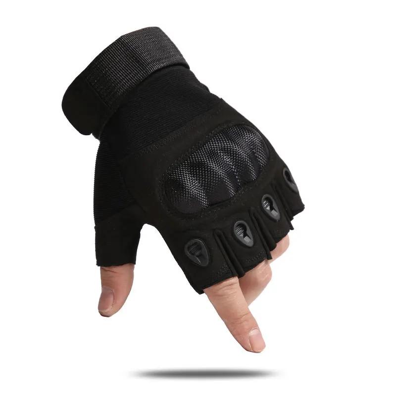 Luvas táticas de fibra de carbono para homens, equipamento de proteção anti-corte, motocicleta, equitação, motocross, academia, fitness - Image 1