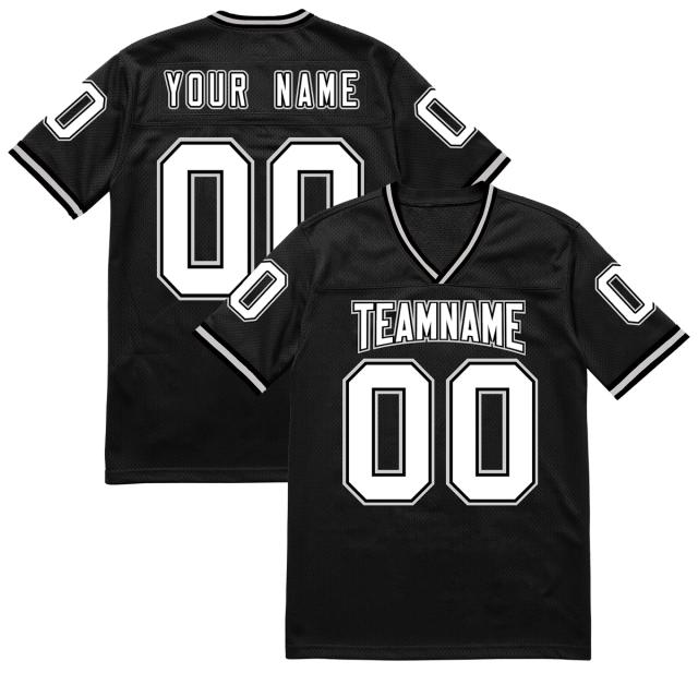 Jérsei de Futebol Americano Personalizado com Nome e Número - Camisas Bordadas para Homens, Mulheres e Jovens