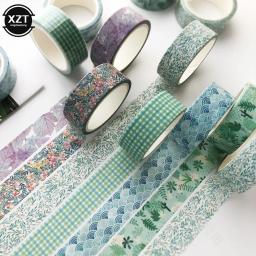 Série colorida decoração fita bonito colorido washi fita adesiva criativo scrapbooking estacionário escola supplie diy mascaramento torneira - Image 3