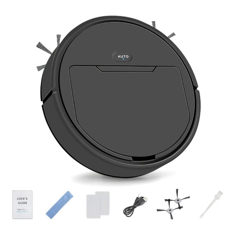 Robô aspirador com sucção forte, bateria de longa duração, silencioso e fino, para pêlos de animais, tapetes, pisos duros, frete grátis - Image 1