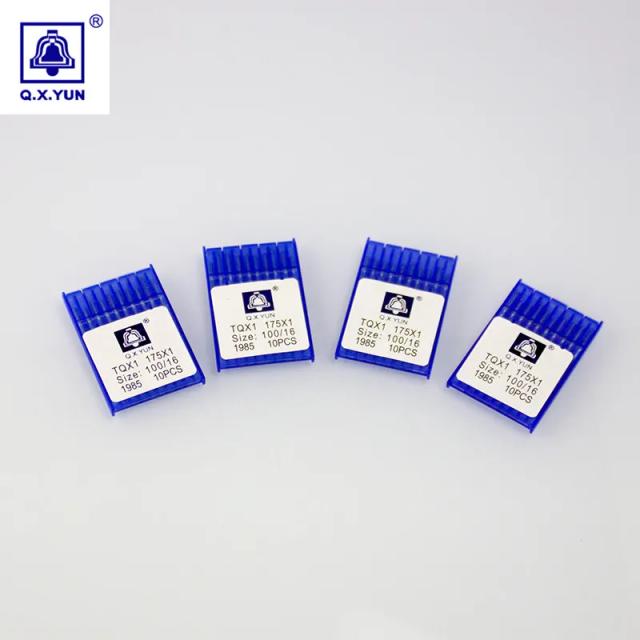Kit de 100 Agulhas de Costura para Máquinas Industriais - QXYUN, Números 90/14, 80/12, 100/16, Tratamento i9x1