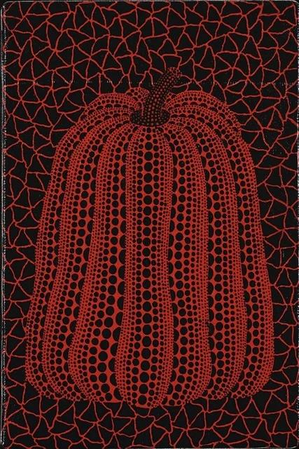 Yayoi kusama abstrato abóbora pintura em tela cartazes e impressões modernas arte da parede quadros para sala de estar decoração - Image 1