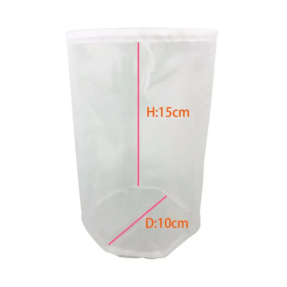 Saco de filtro de vinho para cerveja doméstica, 8 tamanhos, chá, nozes, suco, leite, saco de filtro de rede de nylon, filtro de rede, barra reutilizável, ferramenta de fabricação - Image 1