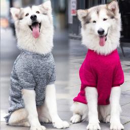 Grandes roupas para cães camisola de inverno tamanho 3xl-9xl roupas para animais de estimação golden retriever casacos para cães - Image 5