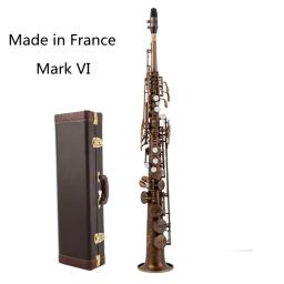 MFC saxofone soprano bocal palhetas, Mark VI pescoço, cobre antigo, simulação B-flat, marca de alta qualidade - Image 1