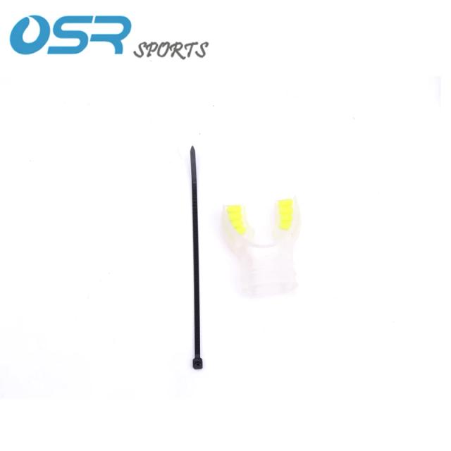 Bocal de silicone seguro para mergulho e snorkel com regulador de segunda etapa