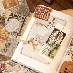 55 pçs/lote diário decorativo papelaria bonito estacionário adesivos scrapbooking diy diário álbum vara etiqueta crianças anime decoração - Image 4