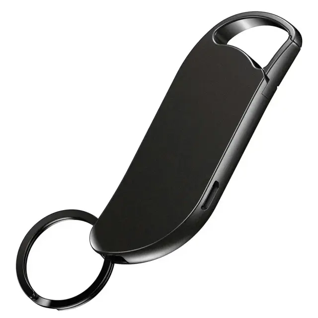 Mini Gravador de Voz V11 Inteligente com 32GB/64GB, Ativação por Voz e USB, Ideal para Reuniões de Negócios em Formato de Chaveiro