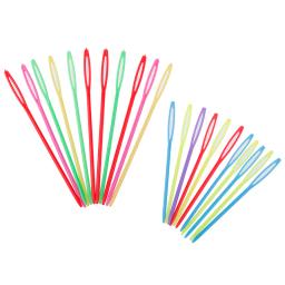 10 pçs 7cm /9cm agulhas de fios de lã plástico agulhas de tricô ganchos de crochê tapeçaria crianças diy camisola agulhas de tecelagem ferramentas - Image 2