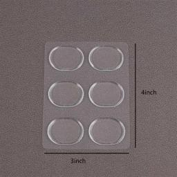 Almofadas silenciosas de silicone para tambor, 6 peças absorve choque, acessórios de instrumento de percussão transparente - Image 5