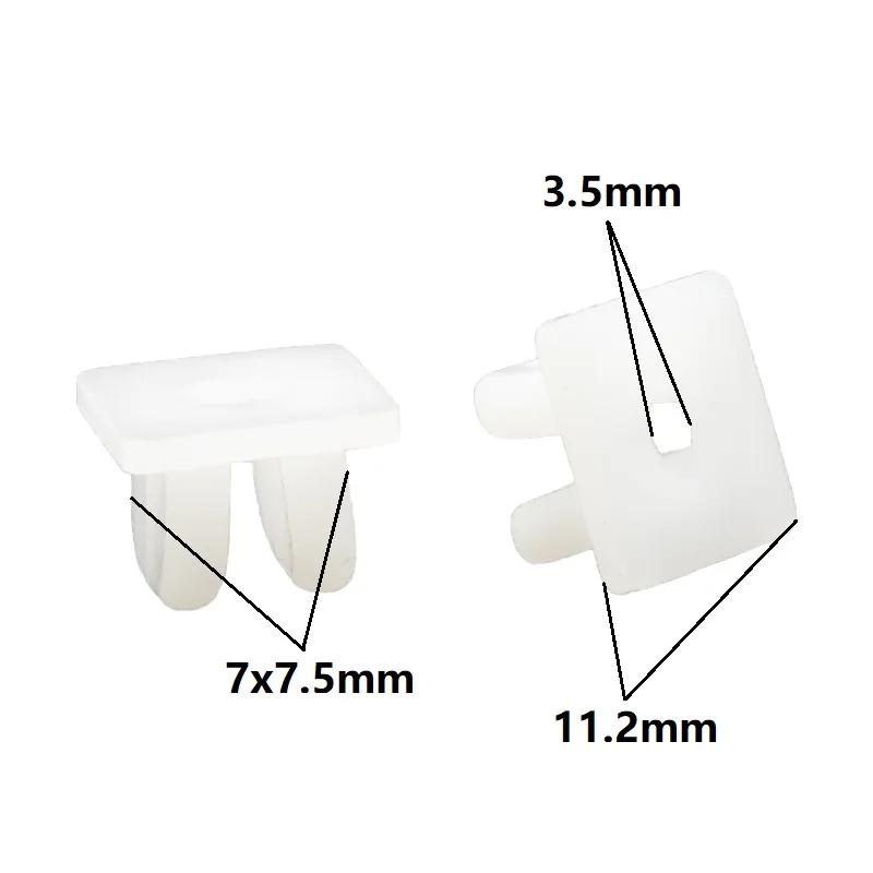 Tamanho Escolhas múltiplas 50Pcs Carro Plástico Fixo Retainer Porca Parafuso Grommet Clips Fastener - Image 1