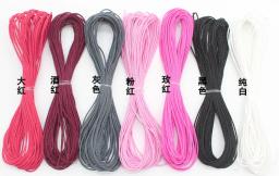 Fio De Couro Encerado Para Fazer Jóias, Multi Cores, Cera, Cordão De Algodão, Corda Para DIY, Pulseiras, Colar, Artesanato, 10m, 1mm, 2 Lot - Image 3