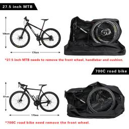 Rinohike bolsa de armazenamento para bicicletas, bolsa de armazenamento para mountain bike, 27.5 cabeças e abaixo de bicicleta de montanha/700c - Image 4