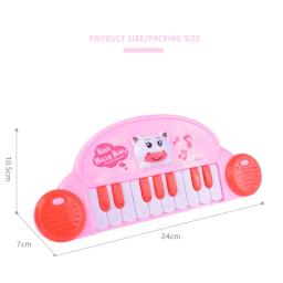 Mini Piano Eletrônico para Crianças, Teclado, Instrumento Musical, Brinquedo com 10 Músicas Demo Pré-carregadas, Presentes para Crianças - Image 6