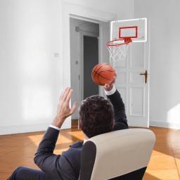 Basquete infantil de parede, conjunto de brinquedos com bomba para meninos, cesta de basquete para crianças - Image 3
