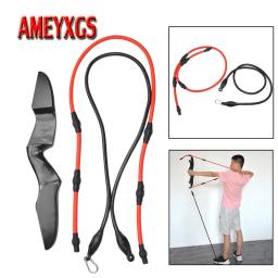 Tiro com Treinamento de Força do Braço Banda 9 Níveis Ajustáveis Esportes Arqueiro Rally Ferramenta Prática Para Arco E Flecha Tiro Acessórios - Image 1