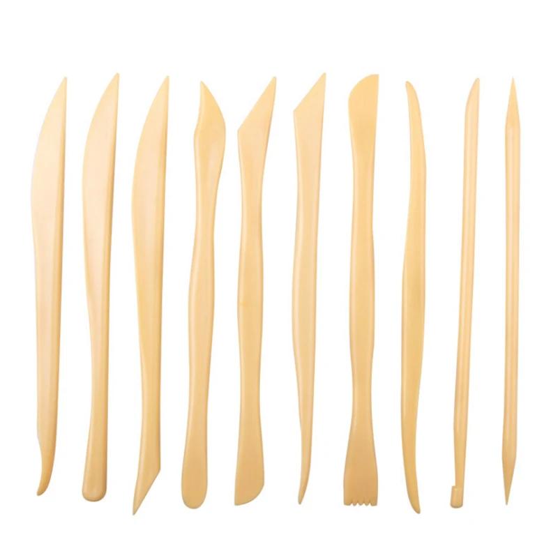 10 lâminas de argila para escultura diy ferramentas de modelagem de polímero kit de artesanato novo - Image 1