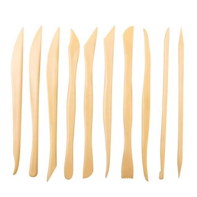 Kit Novo de 10 Lâminas de Argila para Escultura e Modelagem de Polímero DIY.