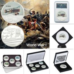 100th aniversário da guerra mundial 1 prata collectible moedas conjunto alemão militar comemorativo moeda lembrança presente - Image 1