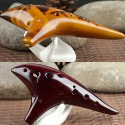 Professional Alto C Ocarina Cerâmica, 12 Buracos, Coleção Musical Tenor - Image 2