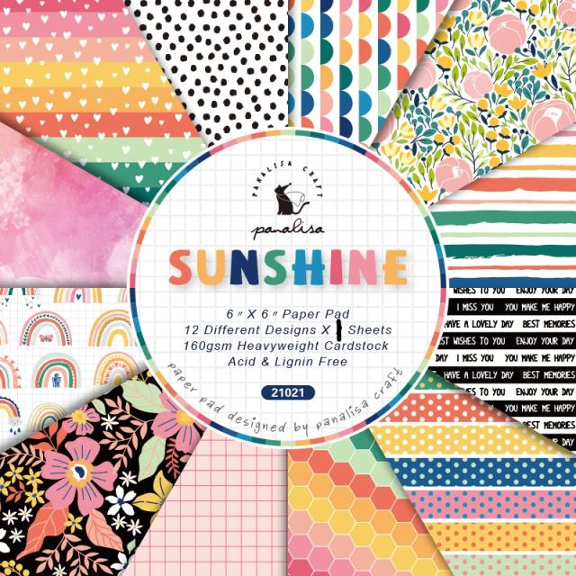 Kscraft 12 Folhas de Papel para Scrapbooking e Origami - Almofadas de Arte para DIY e Cartões Criativos