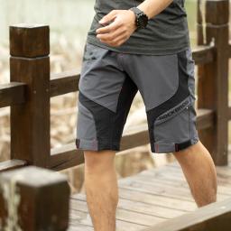 Rockbros 4d calções de ciclismo 2 em 1 com separável roupa interior shorts bicicleta escalada runninging bicicleta calças ciclismo trous - Image 2