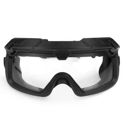 Capacete tático óculos de segurança airsoft paintball óculos à prova vento anti nevoeiro cs wargame proteção se encaixa capacete tático - Image 1