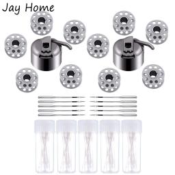 Caixa de bobina para máquina de costura de aço inoxidável, bobinas para máquina de costura doméstica, agulhas para artesanato de bordado diy - Image 1