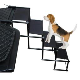 Degraus de cão de estimação, escada dobrável leve para animais de estimação, rampa de escada para camas altas, caminhões, carros e suv - Image 2