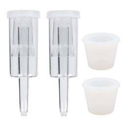 Plástico 3 peças airlock e silicone carboy bung para fabricação de vinho e cerveja fazendo kombucha (pacote de 2) - Image 2