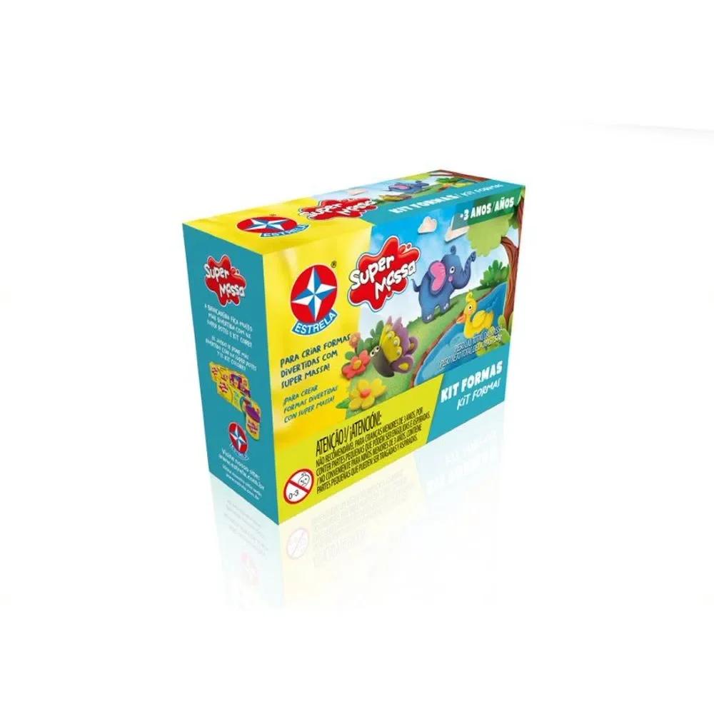 Massinha De Modelar Super Massa Kit Formas Estrela - Image 1