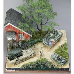 Kits De Modelo De Construção De Dioramas Militares, Cena De Casa De Arquitetura, Escala 1:35 - Image 1